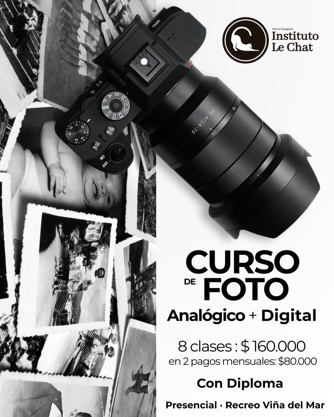 TALLER DE FOTO analogo y digital Instituto Le Chat
